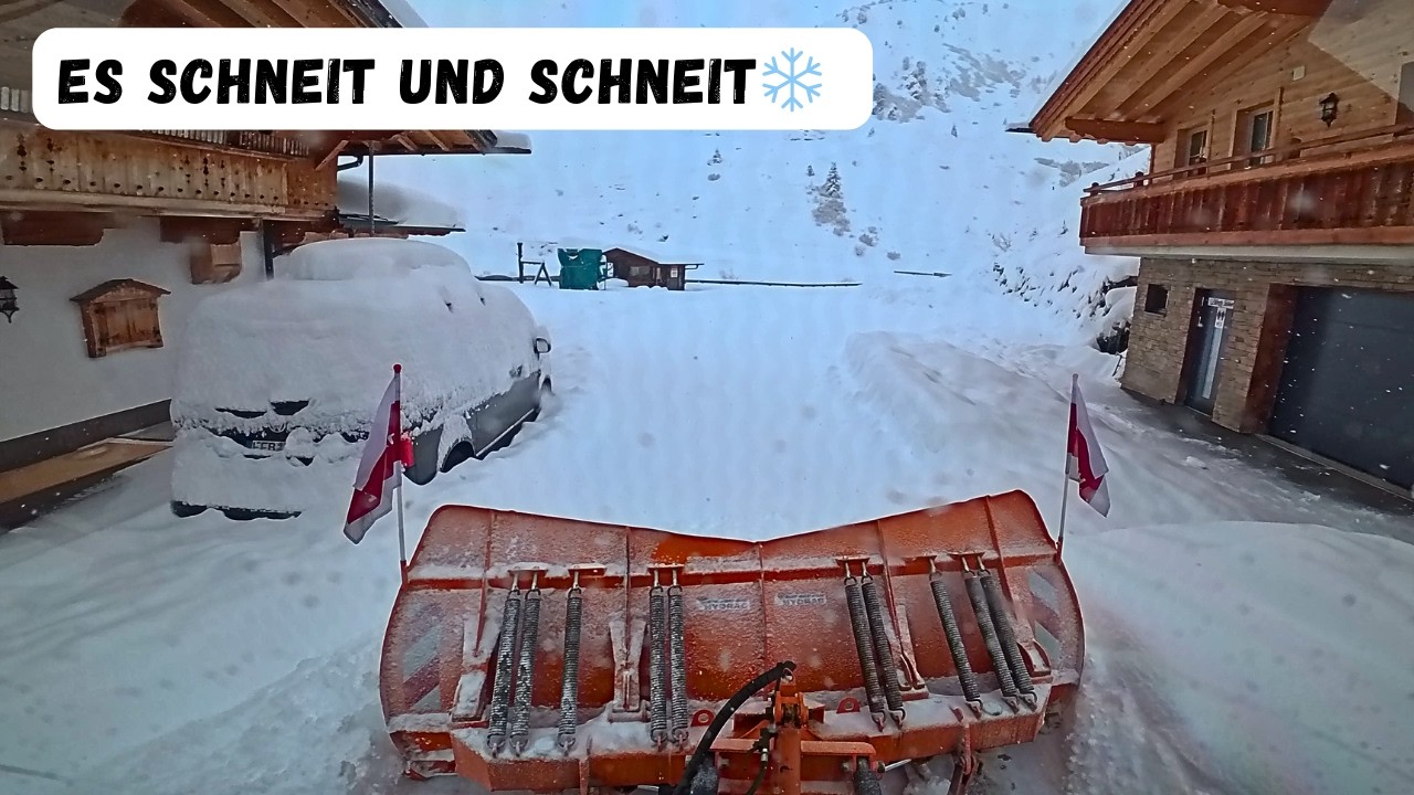 ❄️wieder eine Menge Neuschnee❄️Schneeräumung | Winterdienst in Österreich am 20.02.26