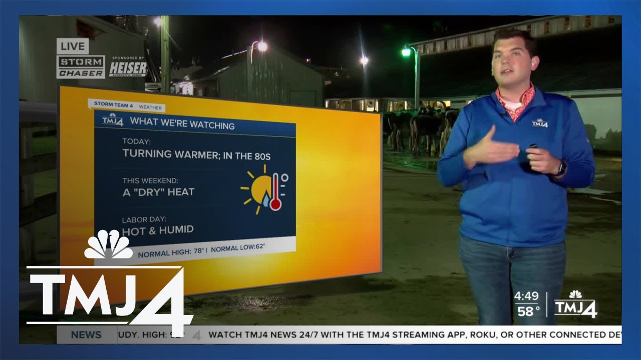 Temperatures head into the 80s and 90s for the weekend - YouTube