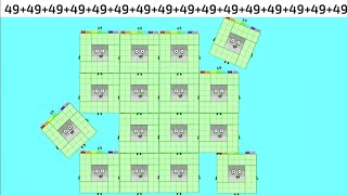 Sixteen Same Square Number Blocks Addition Numberblocks Addition Learn To Count Numberblocks