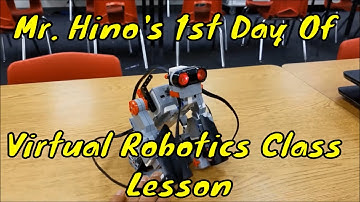 "My First Day Of School Lesson For Virtual Robotics Class"