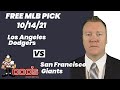 MLB Pick - Los Angeles Dodgers vs San Francisco Giants Prediction, 10/14/21 Best Bet Today