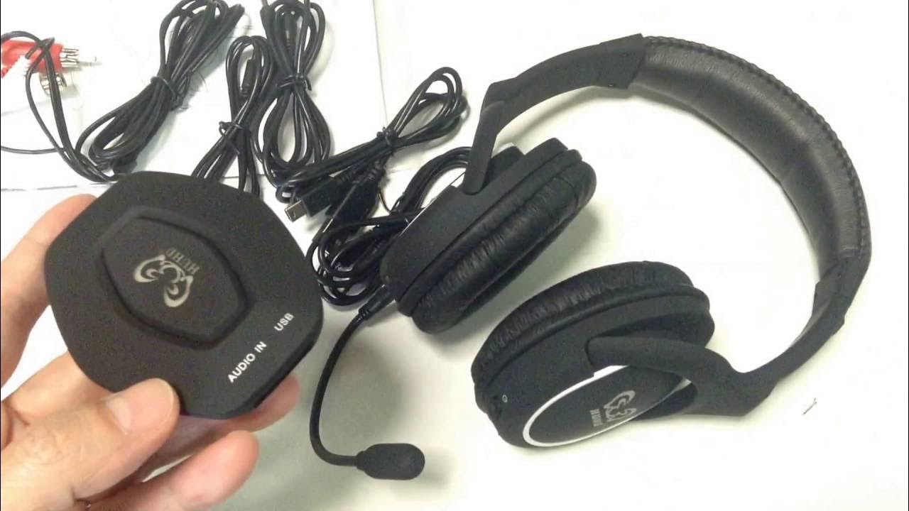 HAMSWAN HUHD ワイヤレス・ステレオヘッドセット ノイズキャンセル 脱着式マイクワイヤレス YouTube