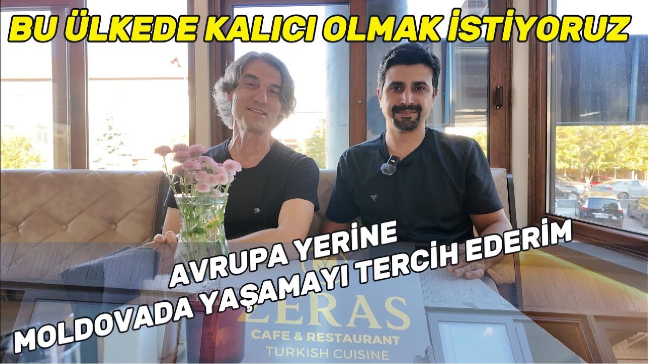 Moldova'ya Urfa'dan Gelmişler ; Eşiyle Birlikte açtıkları Restoran'ı İşletiyorlar