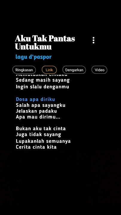 d'paspor - aku tak pantas untukmu ( lirik ) #shorts #liriklagu #laguviral