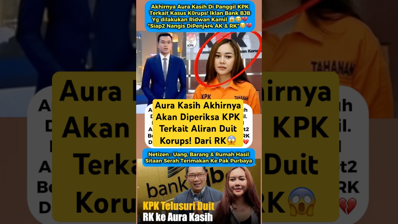 Aura Kasih Akhirnya Diperiksa KPK Terkait Aliran Dana K0rups! Dari RK😱 