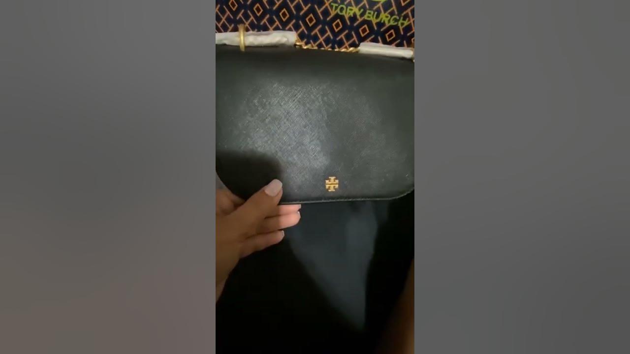 Tory Burch Emerson Envelope  Unboxing + Modshots #ToryburchEmersonunboxing  #KildareVillageOutlet 