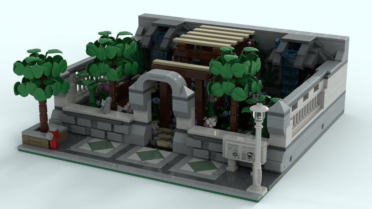 Lego Modular City Park Build! (785)