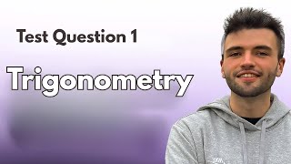 Junior Cert Trigonometry Test | Q1