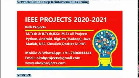 Optimizing throughput performance in distributed MIMO wi fi networks using deep reinforcement learni