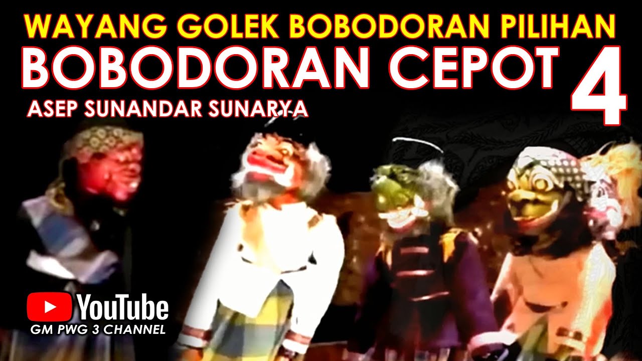 Wayang Golek Asep Sunandar Sunarya Bobodoran Cepot Versi Pilihan 4