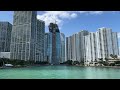 Brickell Key (4K)💎 Downtown &amp; MIAMI River 💜 Florida ☀️ USA (2022) ❤️