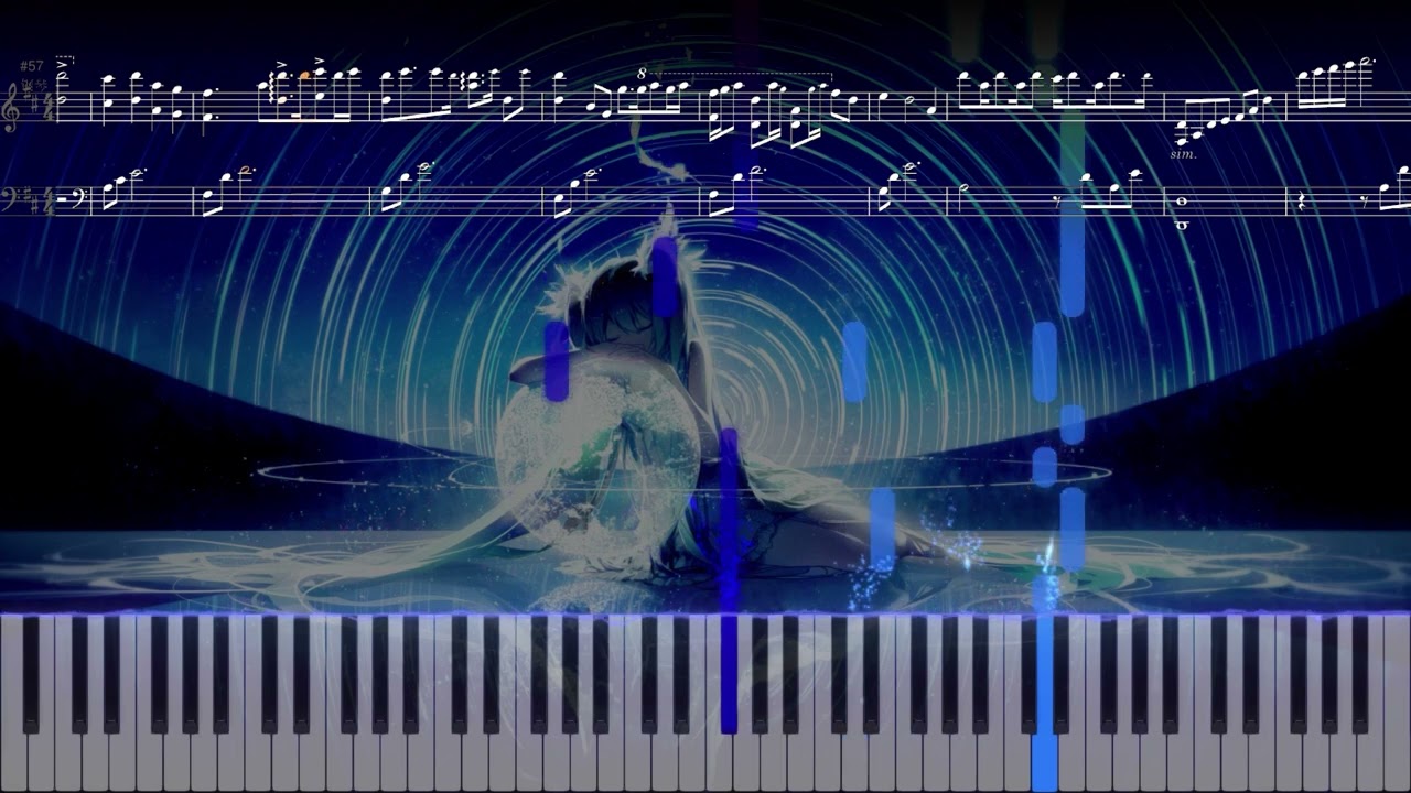 [楽譜] Last Night, Good Night - 初音ミク