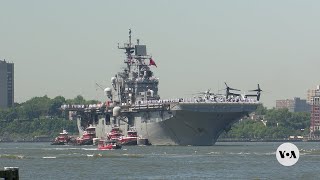 Us Navy Ships Arrive In New York For Fleet Week | Voa News