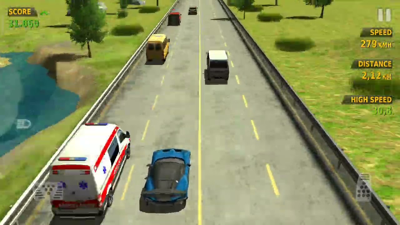 Traffic Racer Super Car Crash in Forest