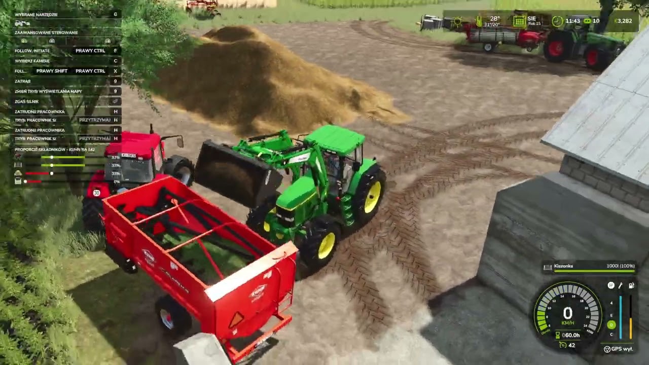 Kiszonka z trawy Fs25 Polanki #76 timelapse Farming simulator 2025 @LWO
