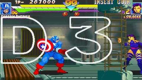 CPS2 Marvel Super Heroes - Captain America