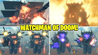 New Watchman Of Doom - Toilet World Roleplay 2 New W.o.d Insert Code Re-Release Roblox