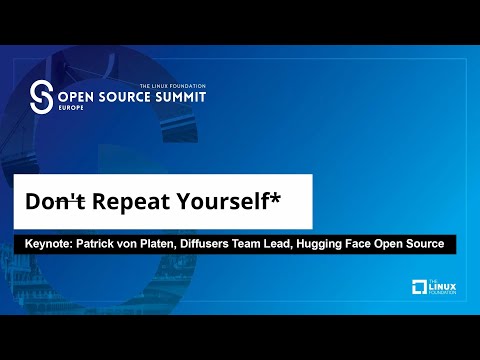 Keynote: Do Repeat Yourself - Designing Open-source Libraries for Modern... - Patrick von Platen Episode cover