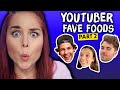 Trying YouTubers’ Favorite Foods PART 2 - Shane Dawson, David Dobrik, Jake Paul & More (Cheat Day)