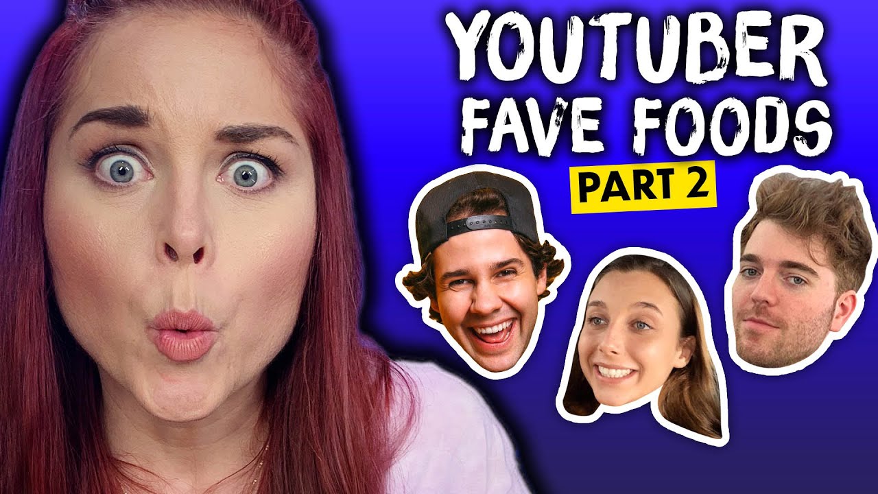 Trying YouTubers’ Favorite Foods PART 2 Shane Dawson, David Dobrik
