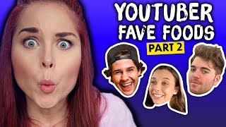 Trying YouTubers’ Favorite Foods PART 2 - Shane Dawson, David Dobrik, Jake Paul & More (Cheat Day)