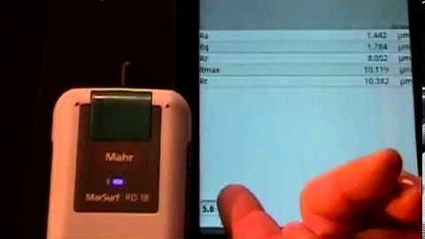 MarSurf Mobile Roughness Measurement M300