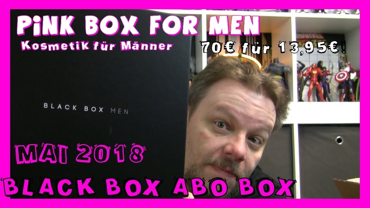 Pink Box Black Box For Men Schminken Kosmetik Box Fur Manner Mai 18 Unboxing Youtube