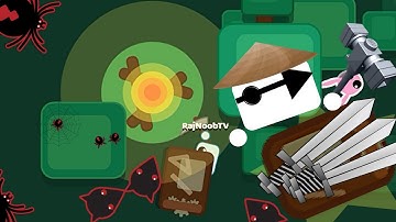 PLAY STARVE.IO ► Crafting strong sword for survival in COLD and HUNGER | RajNoobTV - starve.io game