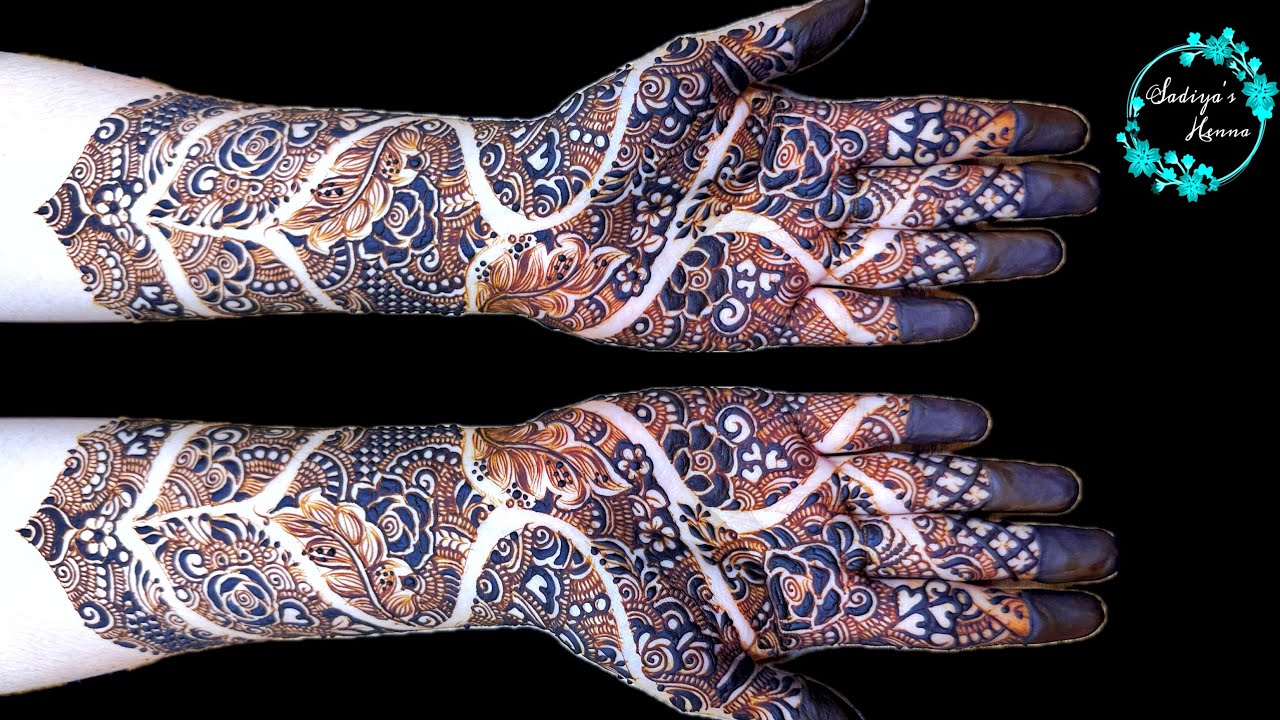 Full hand khafif mehndi design | Full hand bridal mehndi design |Eid Mehndi design |