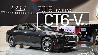 2019 Cadillac Ct6 V Sport First Look & Overview 2018 New York International Auto Show