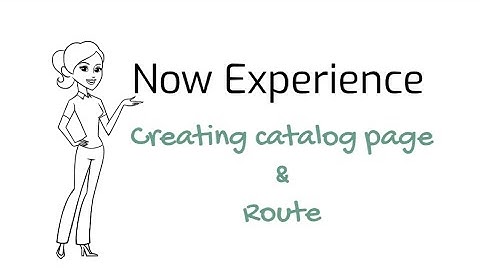 Part 8 - Catalog page & route