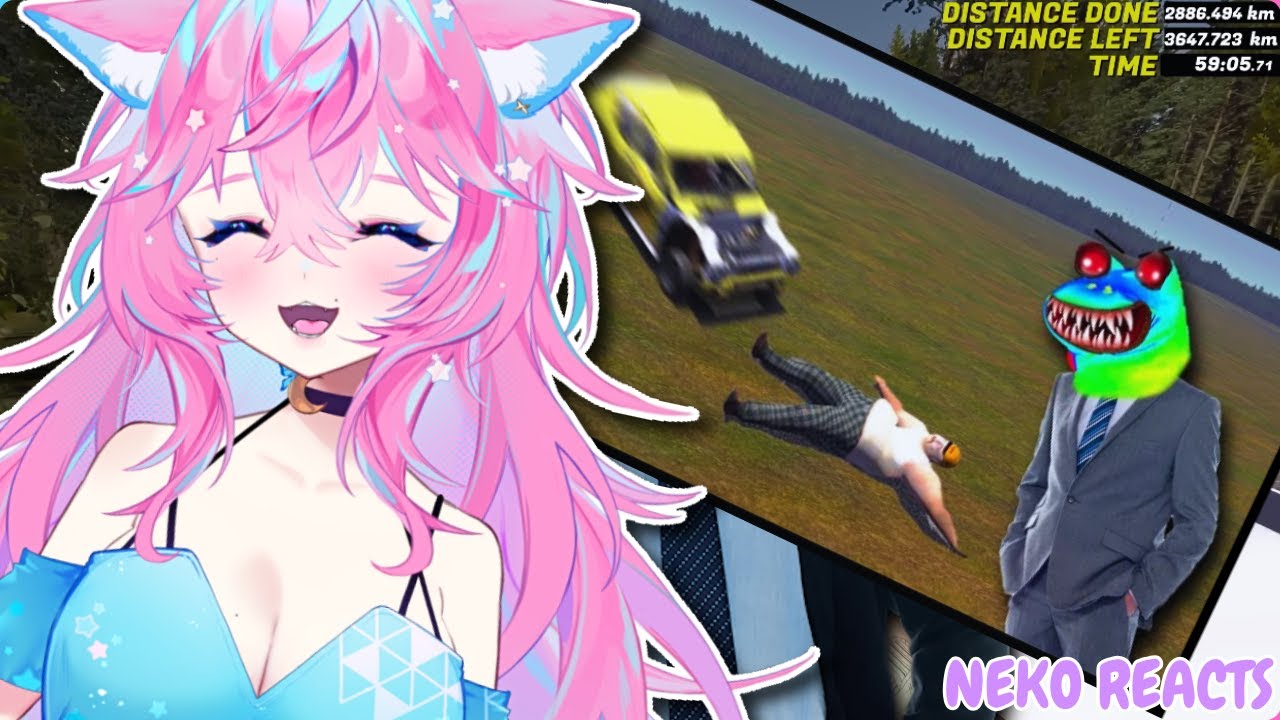 ━☆NEKO REACTS━☆ IS HE INNOCENT ? ! | REACTING TO running over Uncle in my summer car