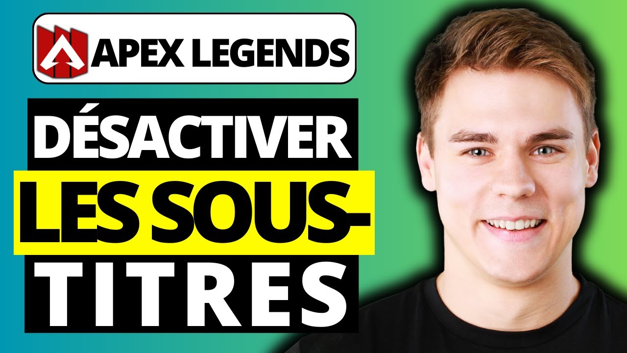 Comment Désactiver Les Sous-Titres dans Apex Legends - YouTube