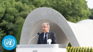 Surviving Victims of Atomic Bombs in Hiroshima & Nagasaki | Peace Memorial Ceremony | UN Chief