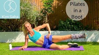 Pilates Workout In A Boot - With Foot Ankle Injury