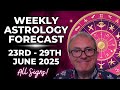 Weekly Astrology Forecast June 23–29, 2025 | ALL SIGNS 💥 | Patrick Arundell’s Planetary Overview