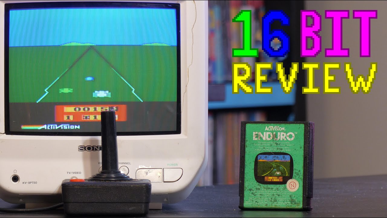 Enduro Atari 2600 - 16 Bit Game Review