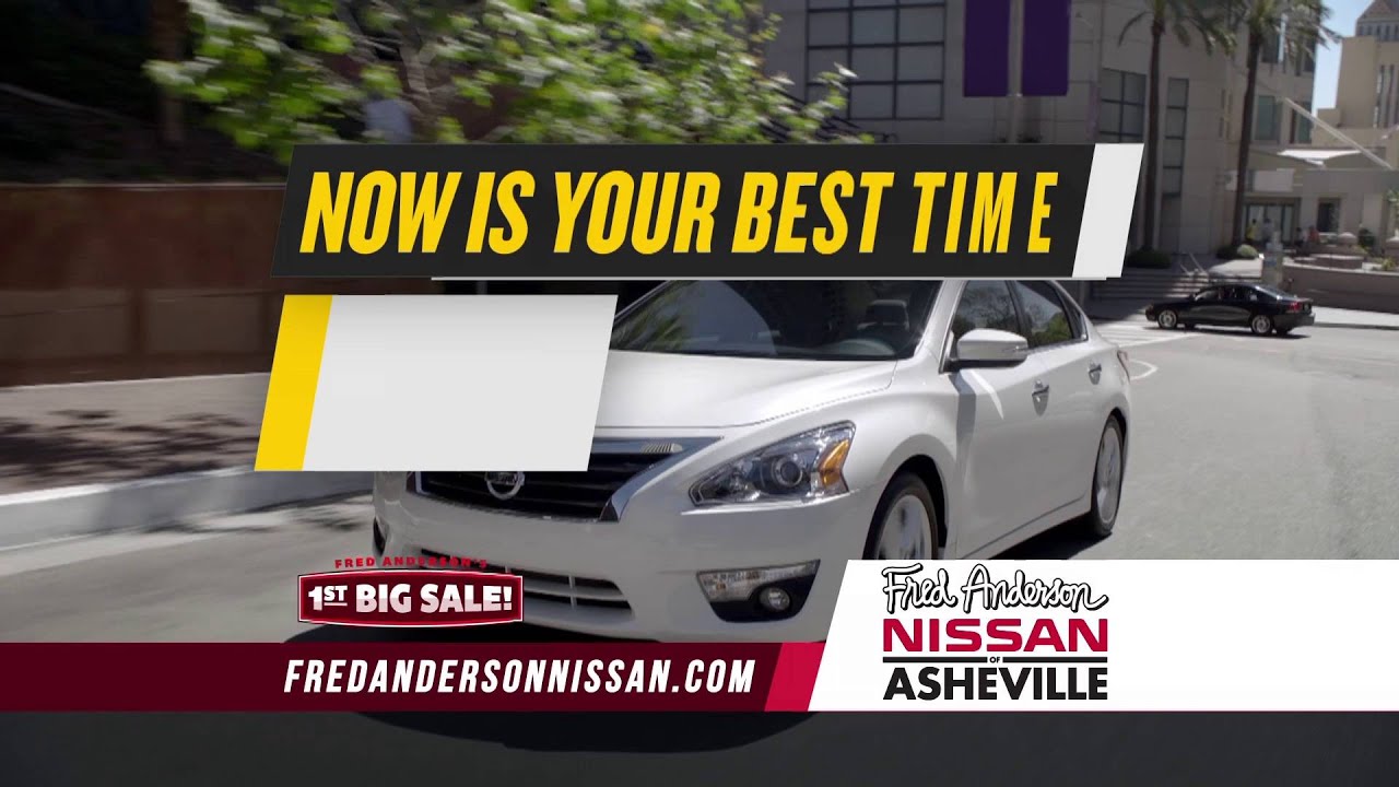 Fred Anderson Nissan of Asheville 1st Big Sale YouTube