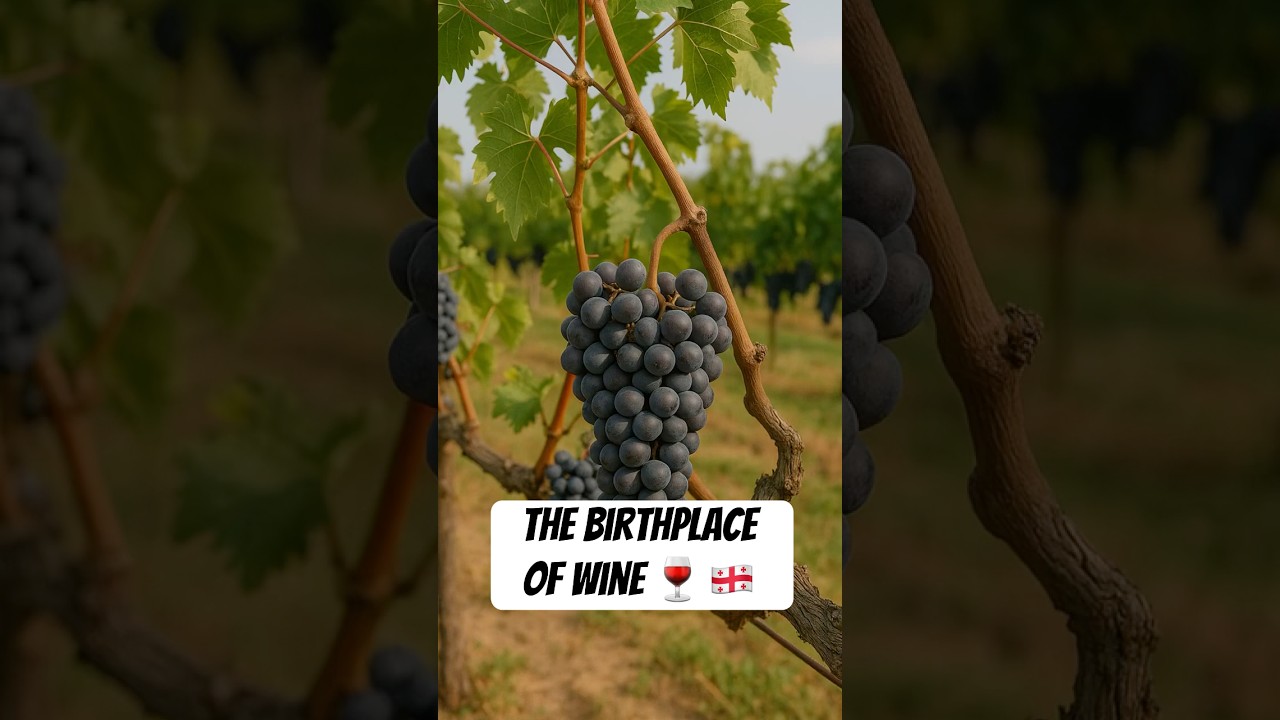 🍷 World’s First Wine – Georgia, 8,000 Years Ago!