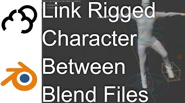 Link Character Rig from one Blender file to Another Tutorial