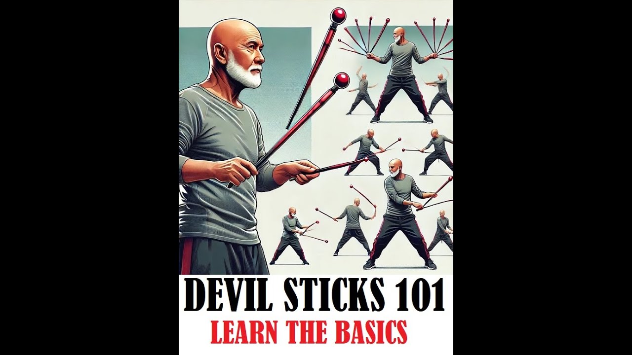 Trix Stix TUTORIAL Devil Sticks Juggling Fire how to perform magic street illusions