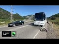 Top Channel/ Aksident në aksin Milot-Rrëshen. Autobusi përplas për vdekje një person me biçikletë