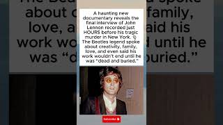 John Lennon’s FINAL Words Before His Tragic Death Will Shock You 😢🕊️ Profile