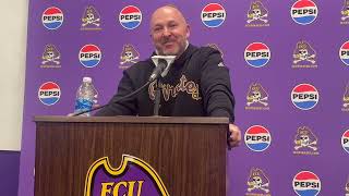 Blake Harrell after ECU's 31-27 win over Memphis
