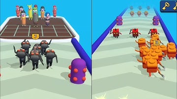 Merge Master: Monster Run 3D VS Number cube