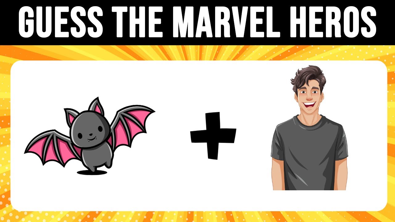 Marvel Emoji Challenge: Can You Guess the Superheroes? 🦸‍♂️🔍|Irha Sadi