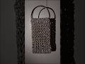 knitting bag / crystal, rhinestones, handmade сумка из страз макраме
