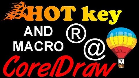 Corel Draw Tips & Tricks Hot Key and Macro to Import a FILE