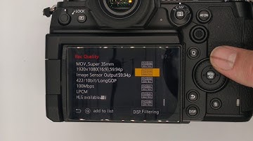 Panasonic Lumix S1H All Recording Modes Version 2.1