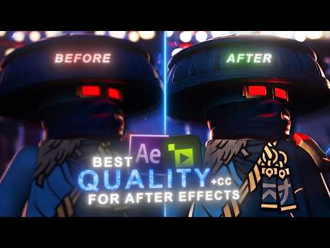 How to get HIGH quality and cc for edits | For After Effects | Requested | 4K Quality